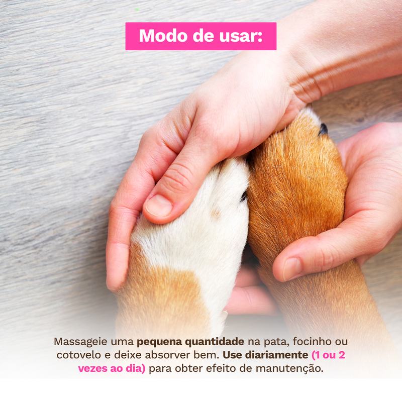 Hidratante Balsâmico para patas de cães/gatos